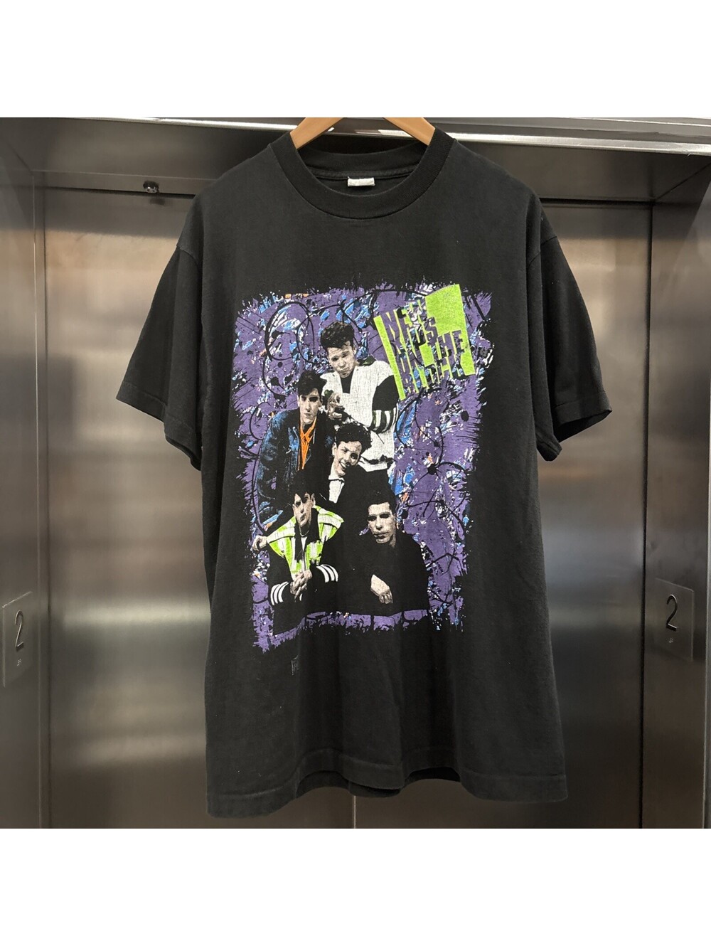 Vintage 1990 New Kids On The Block Backstage Pass Band Shirt